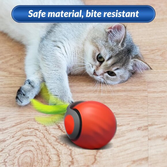 Speedy Tail 2.0 Interactive Cat Toy, 2025 Smart Rolling Ball for Pets, Automatic - Picture 7 of 7